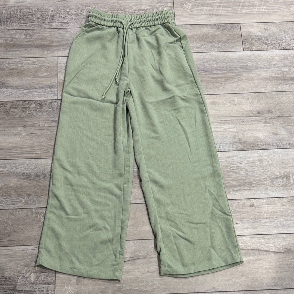 HALARA Women's Light Green Wide Leg Pants